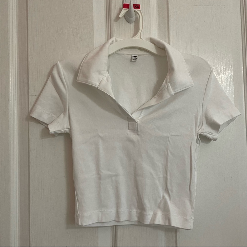 *BUNDLE* UNIQLO Cropped Skipper Short Sleeve Polo Shirt Size XS